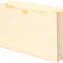 Smead File Jacket, Reinforced Straight-Cut Tab, 2" Expansion, Legal Size, Manila, 20 per Box (76562)