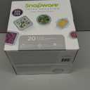 Snapware Plastic Total Solutions (10-Pack, Mixed Sizes) Food Storage Containers Set, Airtight & Leakproof Plastic Locking BPA-Free Lids Tupperware, Freezer Dishwasher Microwave Safe