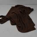 Douceur Brown Throw Blanket for Couch, Soft Chunky Cable Knit Throw Blanket, Classic Fisherman's Rib Stitch Pattern Throw for Living Room Gift, 50"X60"