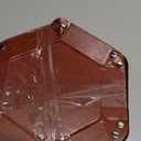 SHYVIA Dice Tray for RPG DND Table Games Metal Dice Rolling Tray Holder Dice Storage Box Larger Size Double Sided Folding PU Leather and Velvet 4 Pieces