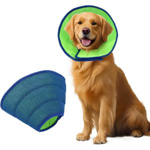 Dog Cone Collar After Surgery, Adjustable Recovery Collar for Small Dogs, Soft Breathable for Large Medium Small Dogs Anti-Bite Lick Protective Wound