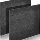 Hoolerry 2 Pcs Customizable Polyethylene Foam Packing Inserts for Cases Thick Polyethylene Cuttable Foam Sheet for Tool Box, Camera, Crafts, Storage and Crafts (12" X 10" X 0.5",Black)