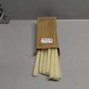 9 Pack Ivory Taper Candles 10 inch - Taper Candles Dripless, Smokeless, Unscented - 8 Hours Long Burning - Hand Poured Tall Candlesticks - Perfect for Home Decor, Weddings, and Special Occasions