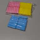 Syhood 43 Pcs Foam Sponge Hair Rollers Women 0.59 Inch Soft Sleeping Curlers Flexible Sponge Curler Tool and Rat Tail Comb for Hair Styling Hairdressing Overnight Curl and Volume(Pink Blue Yellow)