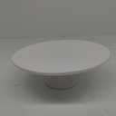 Kootek White Cake Stand, 12 x 12 Inches Porcelain Cake Plate Cake Pedestal Stand Display Dessert Stand for Party, Wedding, Birthday, Baby Shower