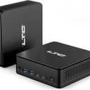LTC Gaming Mini PC, AMD Ryzen 7 8845HS, Radeon 780M Graphic, Upgradable 16GB DDR5 RAM, 1TB PCIe 4.0 SSD, USB4, WiFi 6, BT 5.2, 2.5Gbps Ethernet, Triple 4K/8K Display