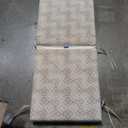 Honeycomb Outdoor Highback, 21 x 42, Courtyard Geo Almond Chair Cushion for Patio Furniture