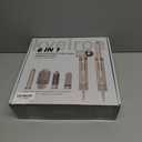 6 in 1 Hot Air Brush & Hair DryerHigh-Speed Hair Dryer Brush with Auto Wrap Curlers, Hot Air Styler Wrap Fast Drying & Frizz-Free Styling, No Heat Damage, Volumizing with Travel Bag (Stone)