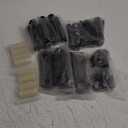 Trailer Shackle Kit,Single Trailer Axle Shackle Kit for Double Eye Spring 3,500 lbs-7,200 lbs 2 Packs (14Pcs Nuts and 14Pcs Bolts)