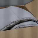 Bedsure Comforter Duvet Insert - Quilted Comforters King Size, All Season Duvet, GentleSoft Down Alternative Bedding, with 8 Tabs, Gifts for Women/Men, Light Grey, King 90 x 102 Inches