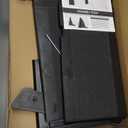 Stable Platform Ladder Leveler - Extension Ladder with Storage for Uneven Surfaces (Black, Standard Durable Plastic)