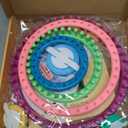 READAEER Round Knitting Looms Set Craft Kit Tool with Hook Needle and Pompom Maker
