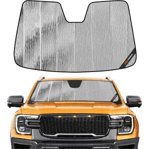 Pigenius Windshield Sun Shade for Ford Ranger 2024-2026 Front Window Sunshade - AstraGuard