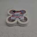 XFasten White Gaffers Tape 2 Inch x 30 Yards, Residue-Free Strong Adhesion (4-Pack 360-feet Total) Non-Reflective Cloth Matte White Tape for Walls, Cords, Bookbinding, Console, Photography