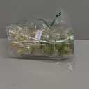 30ct Christmas Ball Ornaments-60mm/2.36" Shatterproof Clear Plastic Xmas Balls Baubles Set with Stuffed Delicate Sparkling, Hanging Christmas Tree Decorations (Gold)