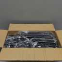 VTRIN Vertical Narrow Shoe Rack Organizer 10 Tier Tall Shoe Shelf Holds 20-22 Pairs with Non-Woven Dustproof Cover for Closet, Entryway Black