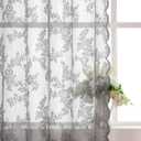 72 inch curtain panel lace with 4 tassel