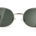 Trendy Oval Sunglasses for Women Men,Fashion Retro 90s Metal Frame Sun Glasses Y2K Shades