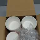 Boao 100 Set 5 oz Ice Cream Cups with Spoons Disposable Paper Sundae Dessert Bowls Summer Party Supplies (Pastel)