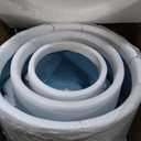 Kante 3-Pack 16.5" 13" 9.4" W Round White Concrete Planters, 16.5"+13"+9.4" Dia