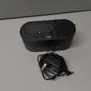 Timex Alarm Clock for Bedroom with FM Radio and 10 Station Presets, Clock Radio with Dual Alarms, USB Charger, Large Display, Sleep Timer, and Snooze  Black (T232B)