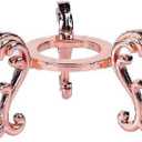 LOTOWELZON Multi Color Display Crystal Ball Display Bases Pedestal Kit, for Big 80mm(3.15in)/100mm(4in) Crystal Diamond Paperweight Wedding Favor Ball Home Decor Metal Base Stand Sliver