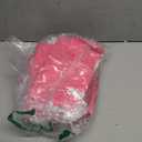 Hillsuren Christmas Chair Covers Set of 4 Santa Claus Hat Chair Back Covers Xmas Slipcover for Christmas Kitchen Dinning Room Decoration Table Decor(Pink)