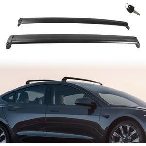 Roof Rack Cross Bars for Tesla Model Y Juniper 2020-2026 Lockable Crossbars