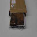YINMIT Magazine Holder, Magazine Rack Floor, Magazine Storage Basket, File Holder Organizer, Folder Organizer for Magazines, Books, Newspapers, Tablets (Medium) (Rustic Brown)