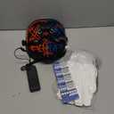 Halloween Mask, Light Up Mask Scary Skull Mask for Halloween Festival Cosplay Masquerade Carnival