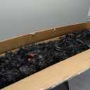 Pre-Lit Black Artificial Pencil Holiday Tree