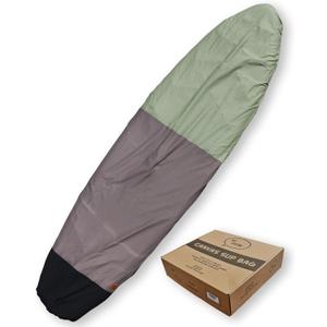 Ho Stevie! Canvas SUP Bag Cover - Prevent Sun Damage - Durable 100% Natural Cotton Canvas Protective Bag for Stand Up Paddle Boards (Black/Gray/Green)