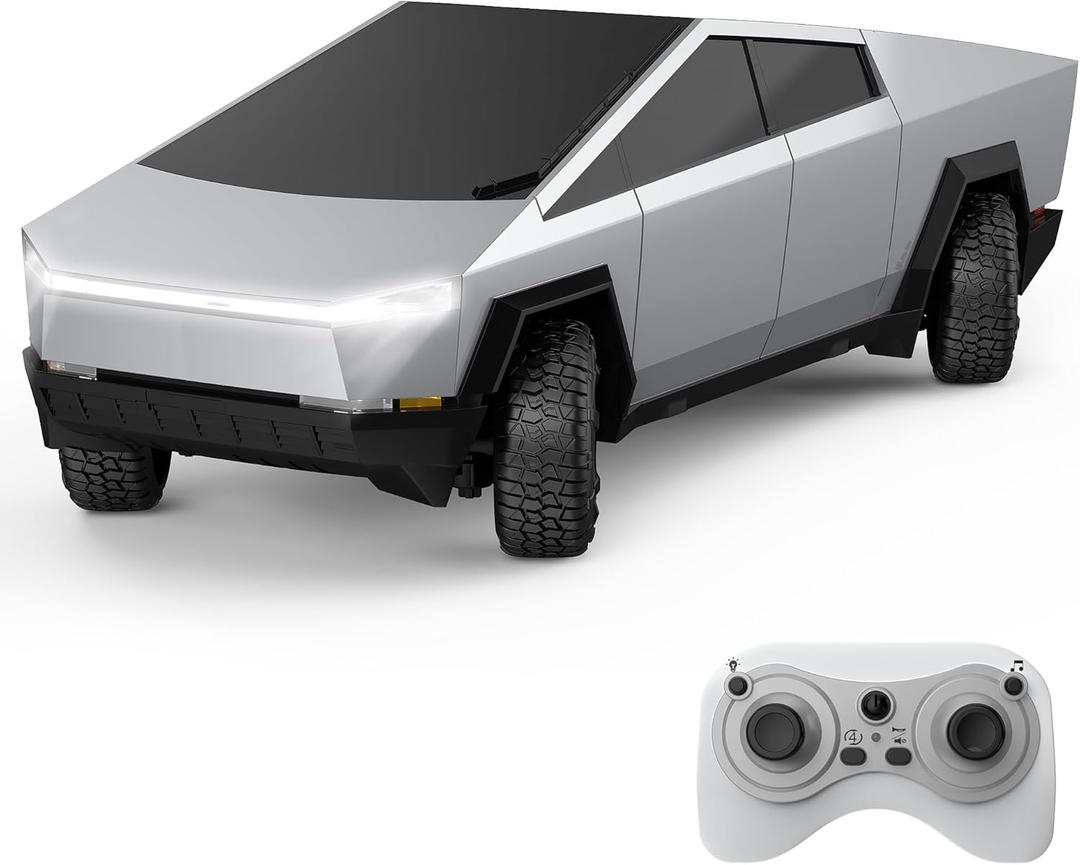 DOUBLE E 1:16 RC Car New Energy Remote Control Monster Truck 4WD RC Vehicle with Lights & Sound Christmas Birthday Gift for 6 7 8+ Year Old Boys Girls