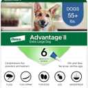 Advantage II XL Dog Vet-Recommended Flea Treatment & Prevention | Dogs Over 55 lbs. | 6-Month Supply