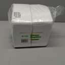 GUSTO [300 Count - 7  x 4  Folded] Paper Dinner Napkins - Disposable 2-Ply White Party Napkins (15 x 17 Unfolded) - Formerly Comfy Package