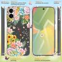 for Samsung Galaxy S25 Edge Case 5G 6.65", [10FT Military Grade Drop Test] Flowers Slim TPU Protective Shockproof Phone Case Cover (Rainforest Sweetie)