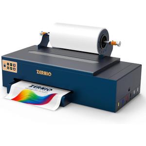 A3 DTF Printer with XP600 Printhead, White Ink Circulation, Rear Heating, 13" Direct to Film Printer for T Shirt and Apparel Transfer Printing