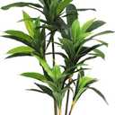 VIAGDO Dracaena Silk Plant Artificial 4ft Faux House Plants Evergreen Dracaena Marginata Fake Yucca Palm Trees in Pot Realistic Dragon Tree for Living Room Home Office Decor Indoor Outdoor