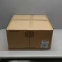 Gold Crystal Chandelier Modern 18" Round Semi Flush Mount Ceiling Light for Dining Living Room Bedroom & Foyer - Large Round Pendant Fixture