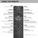 for VIZIO-Soundbar-Remote, Replacement for VIZIO 5.1/2.1 Home Theater Sound Barfor M/V/P Series Home Audio Sound System