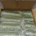 18 Pcs Green Pillar Candles Bulk Set，Hurricane Candles，3 Different Lengths (6 Each)，Dripless Unscented Smokeless，Gives You a Better Atmosphere When Organizing Wedding or Event Party