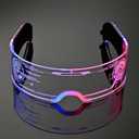 LED Light Up Glasses For Party LED Glasses For Adults Kids Futuristic Sunglasses Cosplay Costume Rave Accessories Glowing Neon Sunglasses ,Gifts (Cool Glasses)