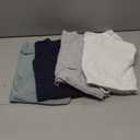 BQTQ 4 Pack Womens Sleevesless Tops Loose Fit Flowy Tank Tops Casual Scoop Neck Tops Summer Sleeveless Tee Shirts, XXL