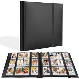 672 Pockets Album for Fujifilm Instax Mini Camera, Photo Albums for Fujifilm Instax Mini 12 9 40 Evo LiPlay Instant Film Cameras, for Polaroid Snap Z2300 PIC-300 Camera (Black)
