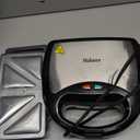 Yabano Sandwich Maker, 3 in 1 Waffle Maker, Toaster and Electric Panini Press Grill with Non-stick Coating Plate, Easy to Clean, Heating Up Fast