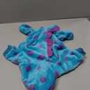 Dinosaur Costume for Small Dogs and Cats, Dog Hoodies Cold Weather Coat,Dog Pajamas for Christmas Halloween (Medium, Blue)