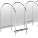 Universal 6 Inch PVC Conduit Carrier Kit, Heavy-Duty Locking Mechanism for Secure Transport & Storage, Corrosion-Resistant Silver Finish for Electrical, Data & Utility Pipe Support