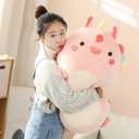 Kekeso Dinosaur Stuffed Animal Plush Pillow, Soft Hugging Pillow Cute Dinosaur Plush Toy Sleeping Cushion (Unicorn, 60cm/23.62in)