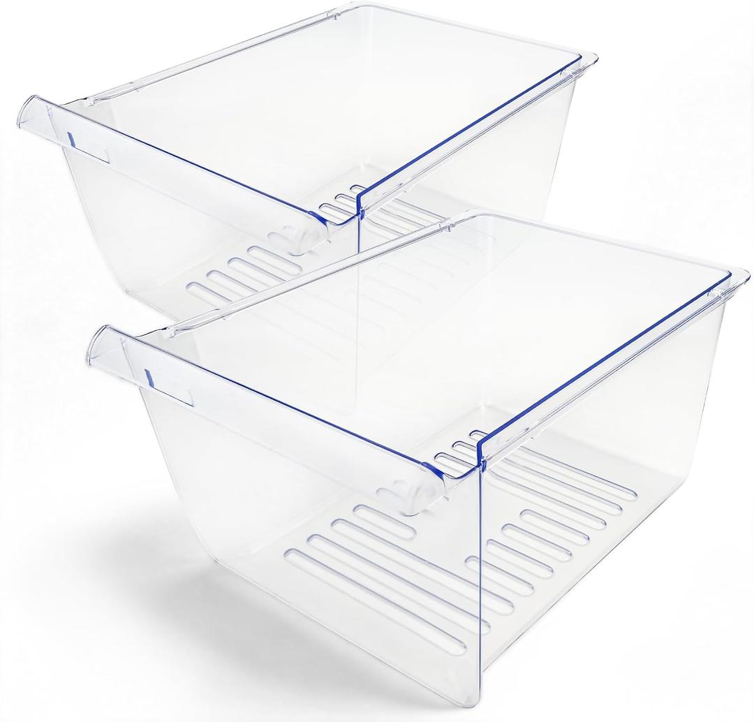 WP2256704, 2256704 Refrigerator Crisper Drawer Compatible with whirlpool, kenmore, amana, maytag: WRT518SZFM00, WRT518SZFM02, W8RXEGMWB01, WRT518SZFG00 etc. Crisper Pan 1469225, PS11739936, AP6006849