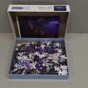 Blueforest 1000 Piece Puzzle for Adults - Breathtaking Northern Lights Fjord Landscape, 27.5x19.7 Inches Premium Jigsaw Puzzle for Game Nights Relaxation & Home Decor